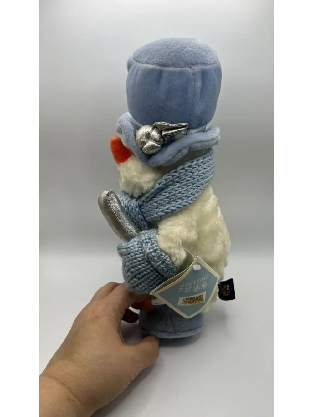 Snow Buddies Plush Snowman Toy With Scarf & Hat - Winter Decor Collectible
